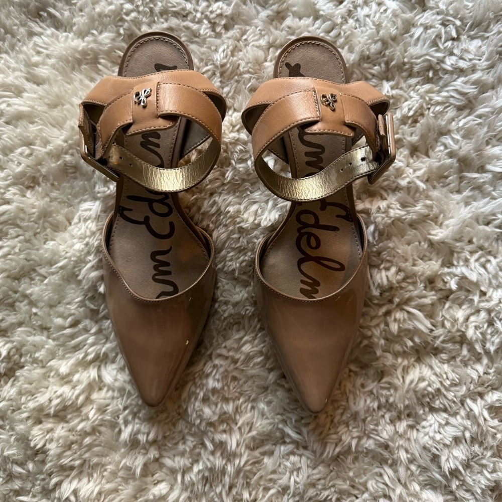 Sam Edelman Brown Pointed Toe Heels